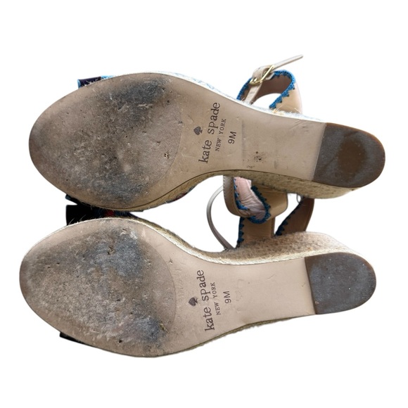 Kate Spade New York | Jane Floral Wedge Espadrille Sandal | 9 - Picture 7 of 11